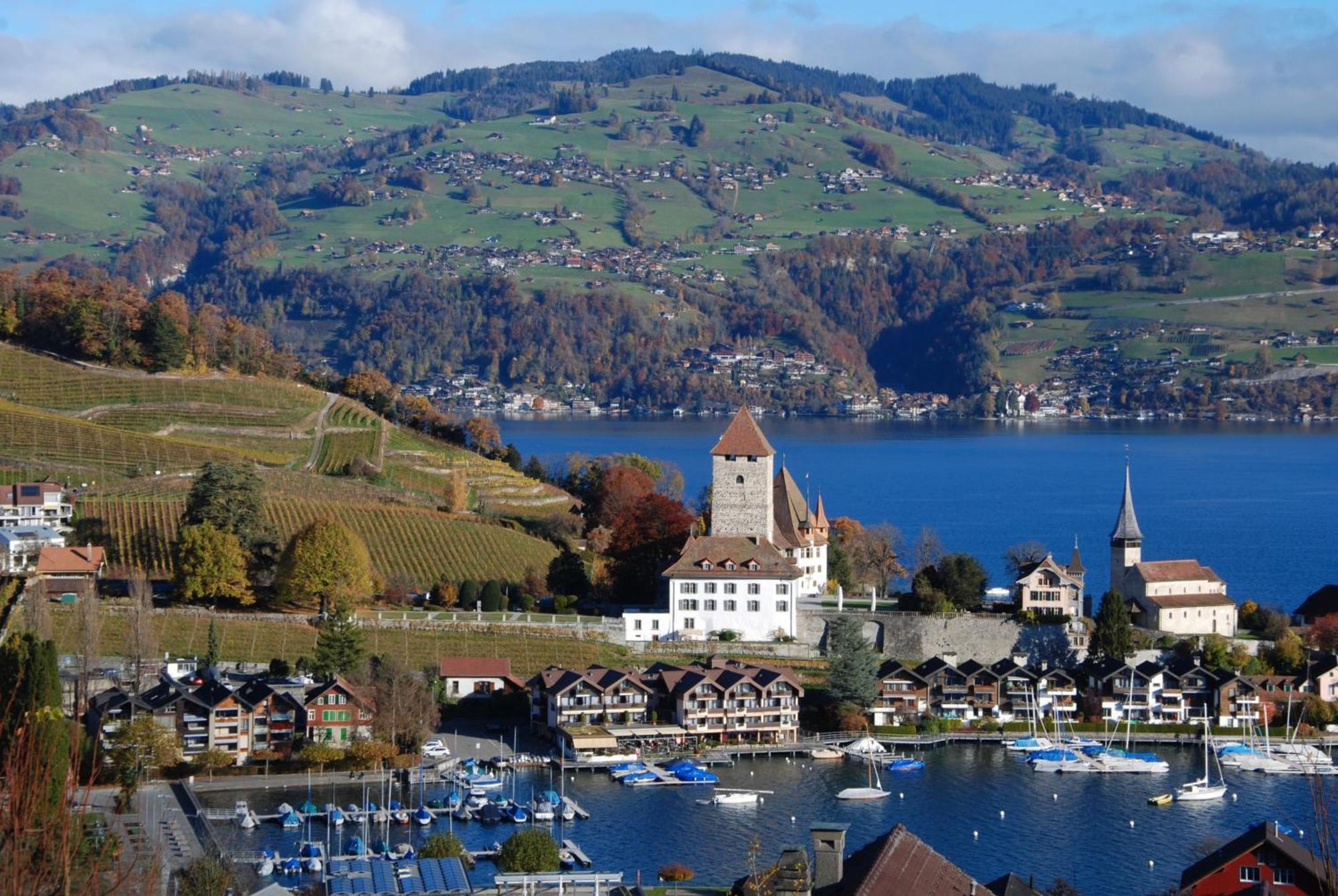 Oase Zum Sein Lägenhet Spiez Exteriör bild